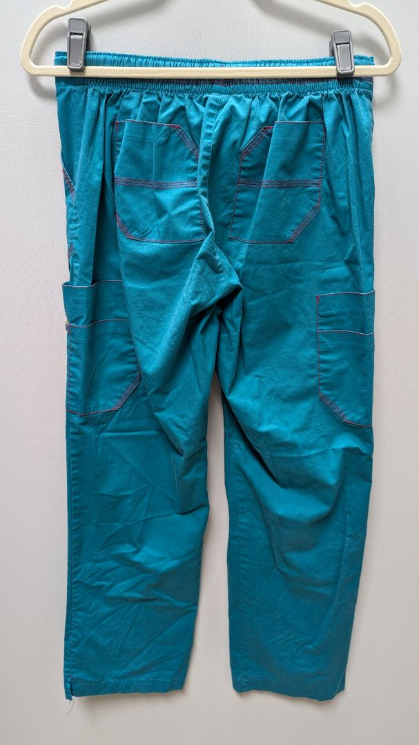 Wink Teal/Pink Straight Scrub Pants