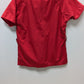 Butter-Soft Red Tie-Waist Scrub Top
