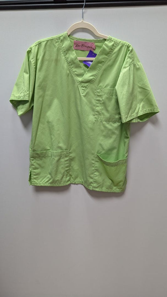 Lite Uniform Lime Green Scrub Top