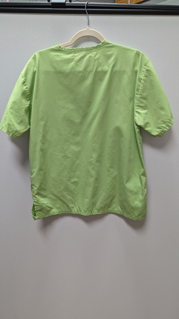 Lite Uniform Lime Green Scrub Top