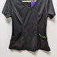 HH Works by Healing Hands Black Scrub Top