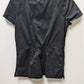 Koi Black Lace Neck Scrub Top