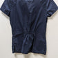 Koi Navy Lace Neck Scrub Top