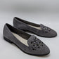 Anne Klein Grey "Akdella" Studded Flats