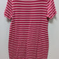 Tommy Hilfiger Pink/White Striped T-Shirt Dress