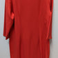 Boston Proper Red 3/4 Sleeve V-Neck Dress