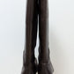 Brioso Brown "Milano" Wide Calf Heel Boots