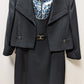 Tahari Navy Dress and Blazer Suit Set