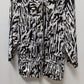 Zenergy by Chico's Black/White Zebra Light Jacket