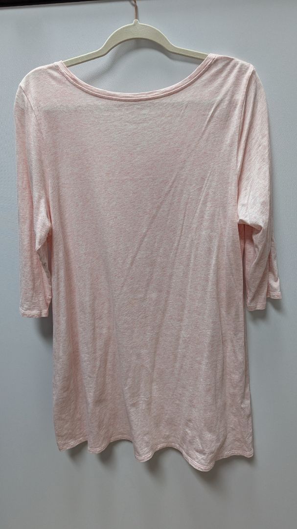 Pure jill Pink "Ballet-Sleeve Tunic" Tee