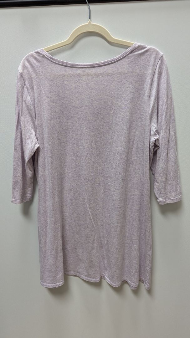 Pure jill Purple "Ballet-Sleeve Tunic" Tee