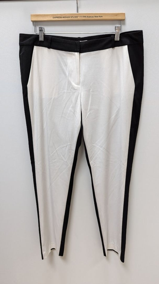 Michael Kors Black/White Colorblock Skinny Pants