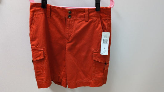 Lauren Ralph Lauren Orange Cargo Shorts