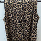 Michael Kors Brown Animal Print Sleeveless Blouse