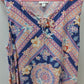 J.Jill Blue/Pink Patterned Sleeveless Blouse