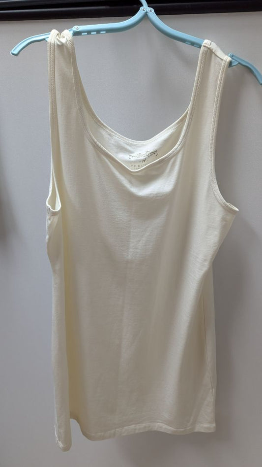 Peruvian Connection Ivory Knit Tank