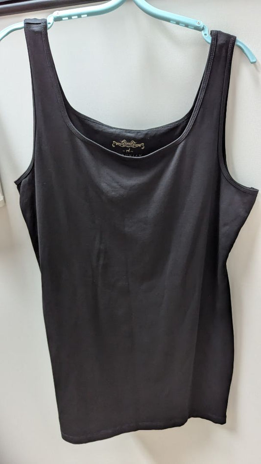 Peruvian Connection Black Knit Tank