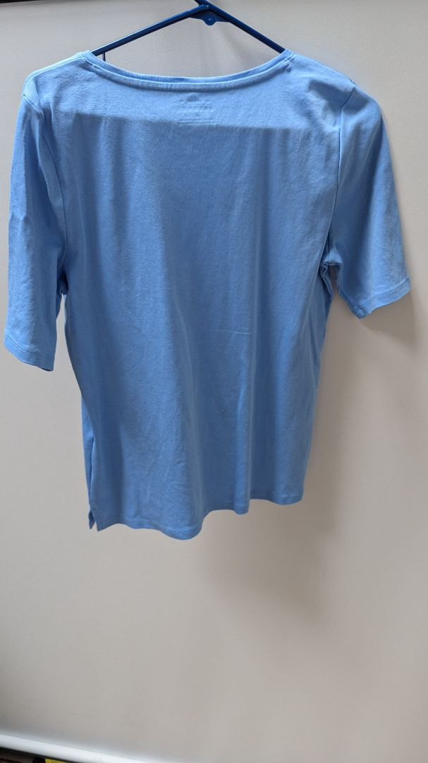 Talbots Light Blue "The Talbots Tee"