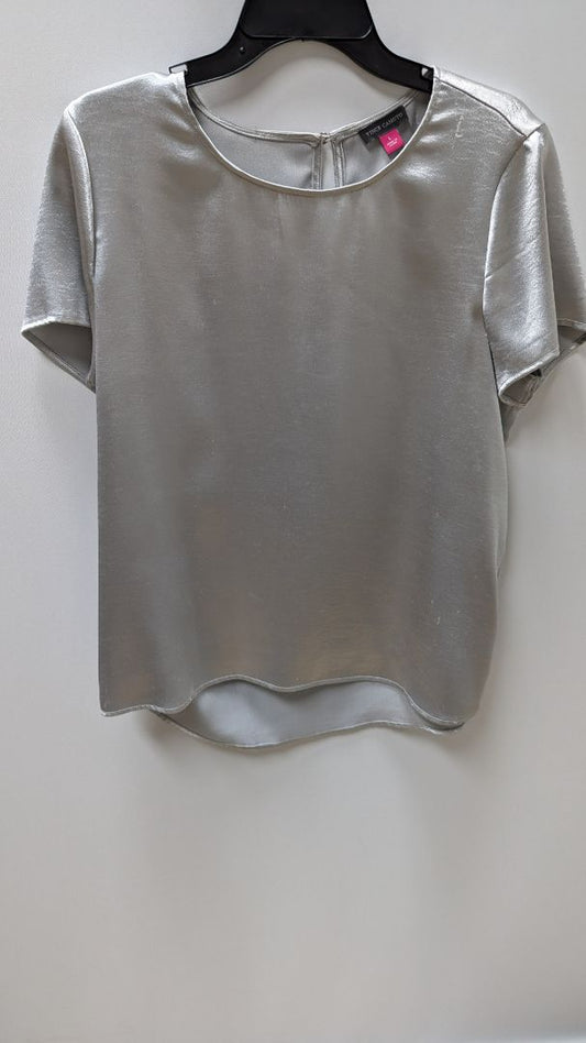 Vince Camuto Silver Metallic Blouse