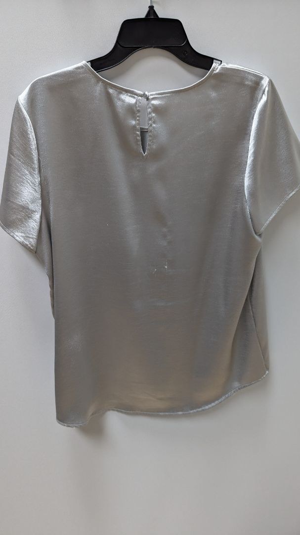 Vince Camuto Silver Metallic Blouse