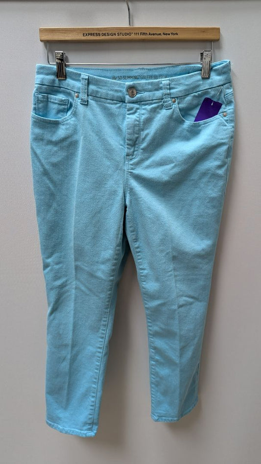 Chico's Light Blue "So Slimming Girlfriend Crop" Jeans