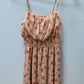 Papaya Pink/Red Floral Babydoll Dress