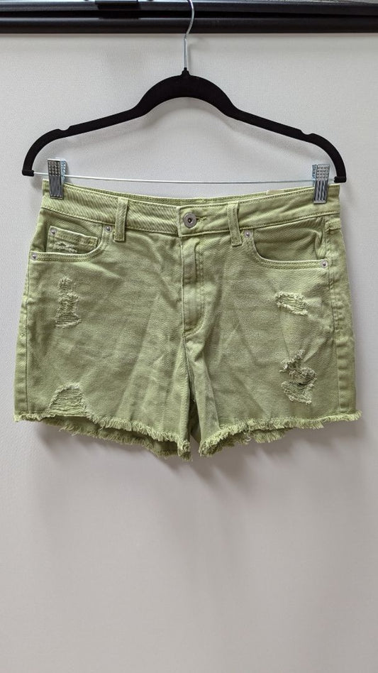 INC Denim Green High Rise Jean Shorts