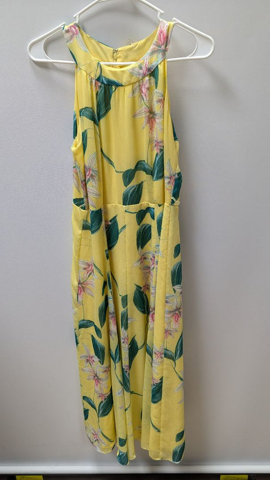 Tommy Hilfiger Yellow Floral Maxi Dress