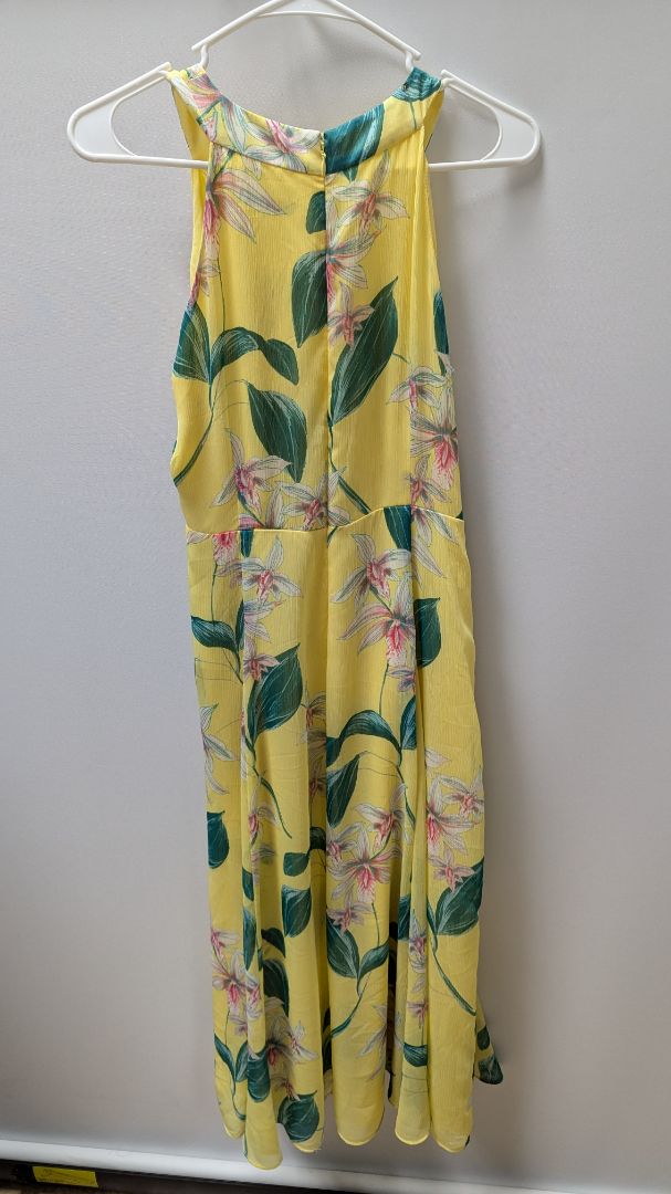 Tommy Hilfiger Yellow Floral Maxi Dress