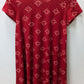 Lularoe Red Heart Patterned Knit Dress