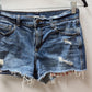 Old Navy Medium Wash Distressed American Jean Shorts