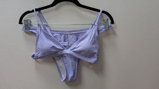 Lavender High Cut Bikini 2 Piece Swim Set