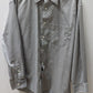 Perry Ellis Portfolio Light Grey Striped Button Up Shirt