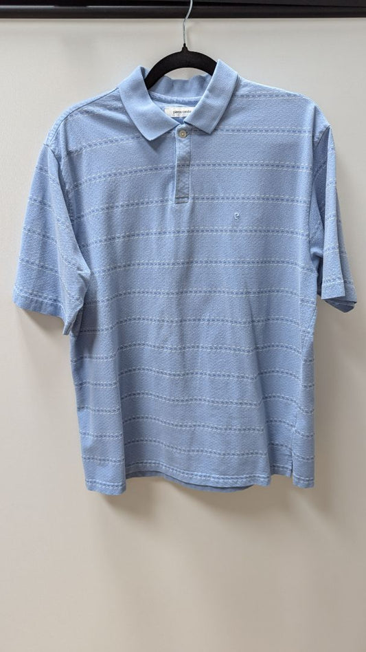 pierre cardin Light Blue Striped Polo Shirt