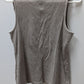 International Concepts (INC) Grey Tank with Fabric Flowers