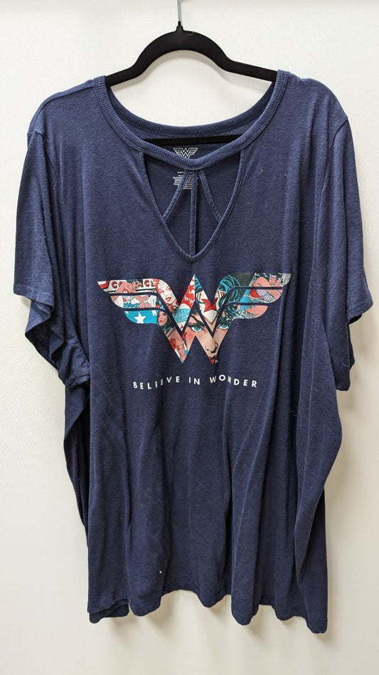 Wonder Woman Navy "Believe in Wonder" Graphic Tee