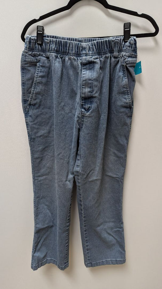 Light Wash Elastic Waist "Mom" Jeans