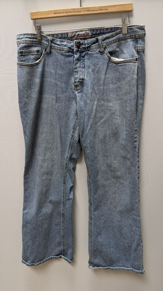 Faded Glory Light Wash Stretch Bootcut Jeans