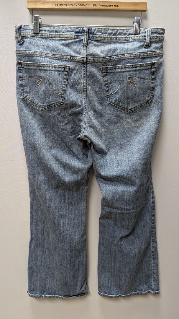 Faded Glory Light Wash Stretch Bootcut Jeans