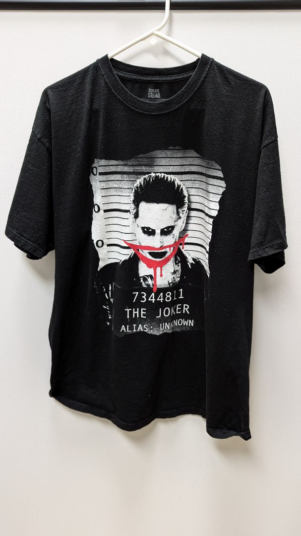 Suicide Squad Black "The Joker" Graphic Tee