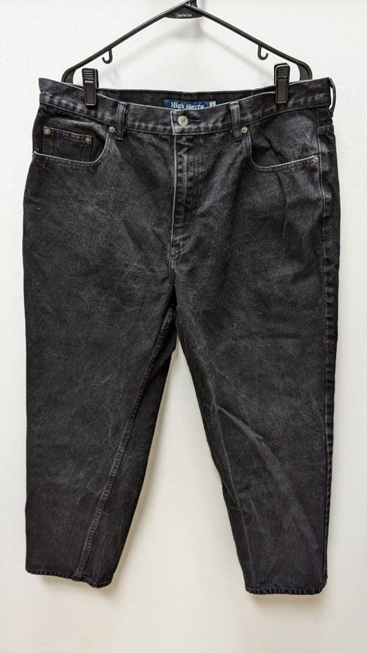 High Sierra Black Straight Leg Men's Jeans