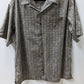 L.L.Bean Dark Blue/Beige Patterned Button Up Shirt