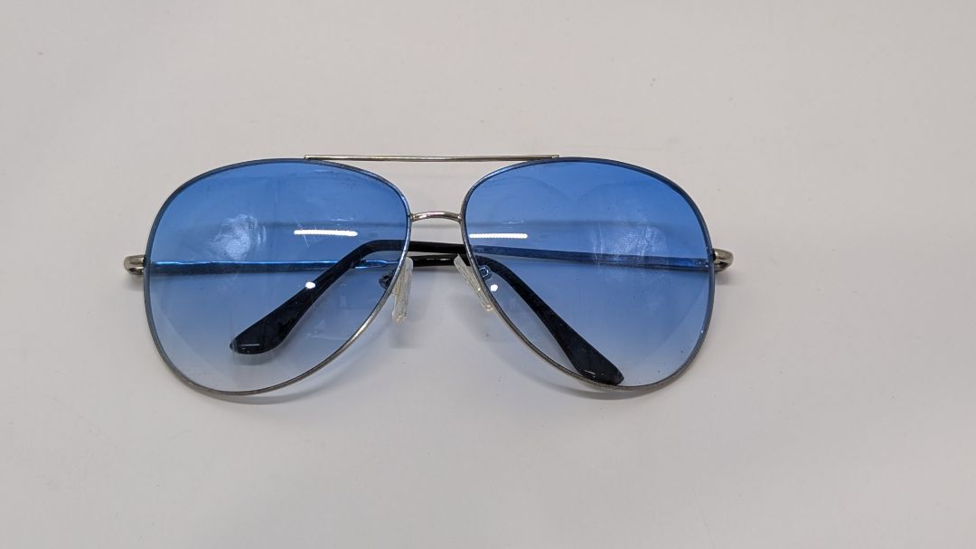 Blue Aviator Sunglasses