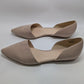 Nine West Beige Pointed Toe Suede Flats