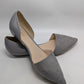 Nine West Grey Pointed Toe Suede Flats