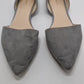 Nine West Grey Pointed Toe Suede Flats