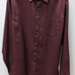 Van Heusen Burgundy Button Up Shirt