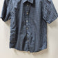 J. Maverick New York Blue Plaid Button Up Shirt