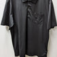 Greg Norman "Play Dry" Black Polo Shirt