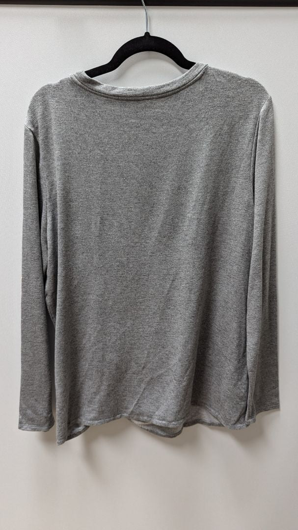 philosophy Grey Long Sleeve Sweater